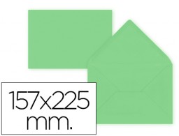 9 sobres Liderpapel 1157x225mm. offset 80g/m² color verde